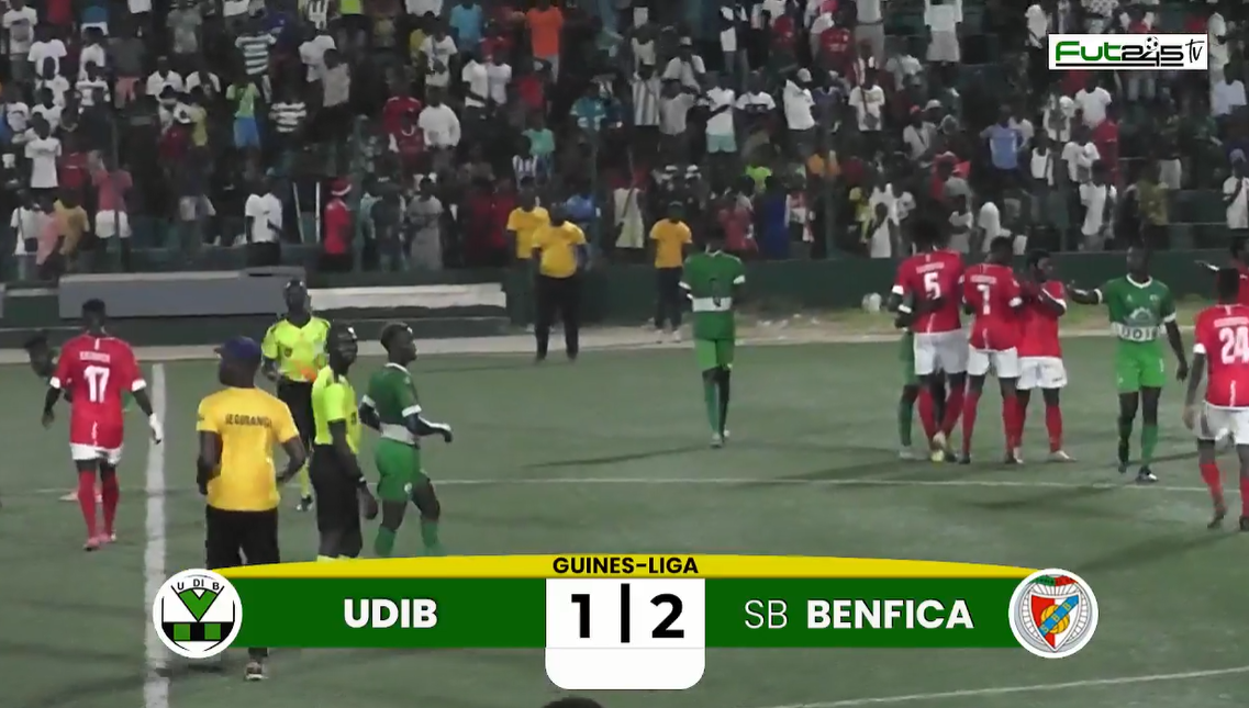 SB BENFICA VENCE UDIB POR [1-2] E É NOVO LÍDER DA GUINES-LIGA - FUT 245