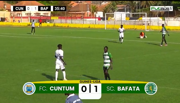 EMPATE [1-1] ENTRE FC CUNTUM E SPORTING CGB NO ENCERRAMENTO DA 1.ª JORNADA  - FUT 245