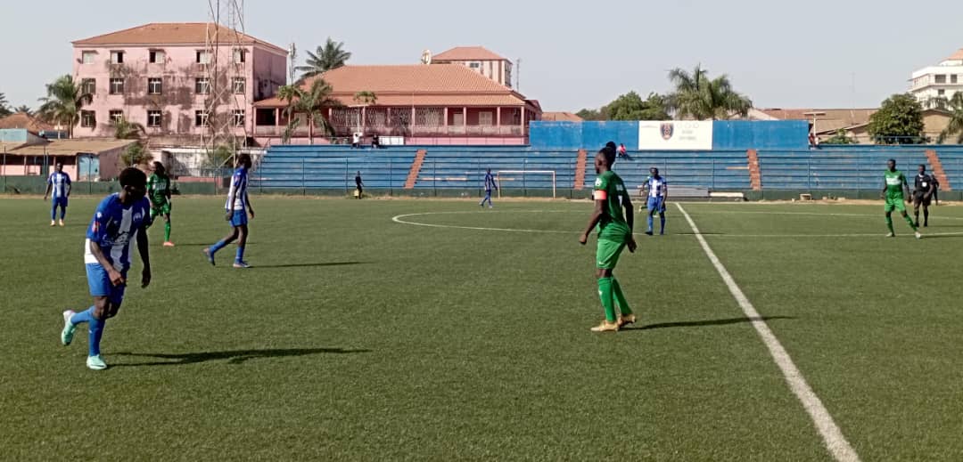 PORTOS DE BISSAU E UDIB EMPATAM [1-1] NO LINO CORREIA - FUT 245